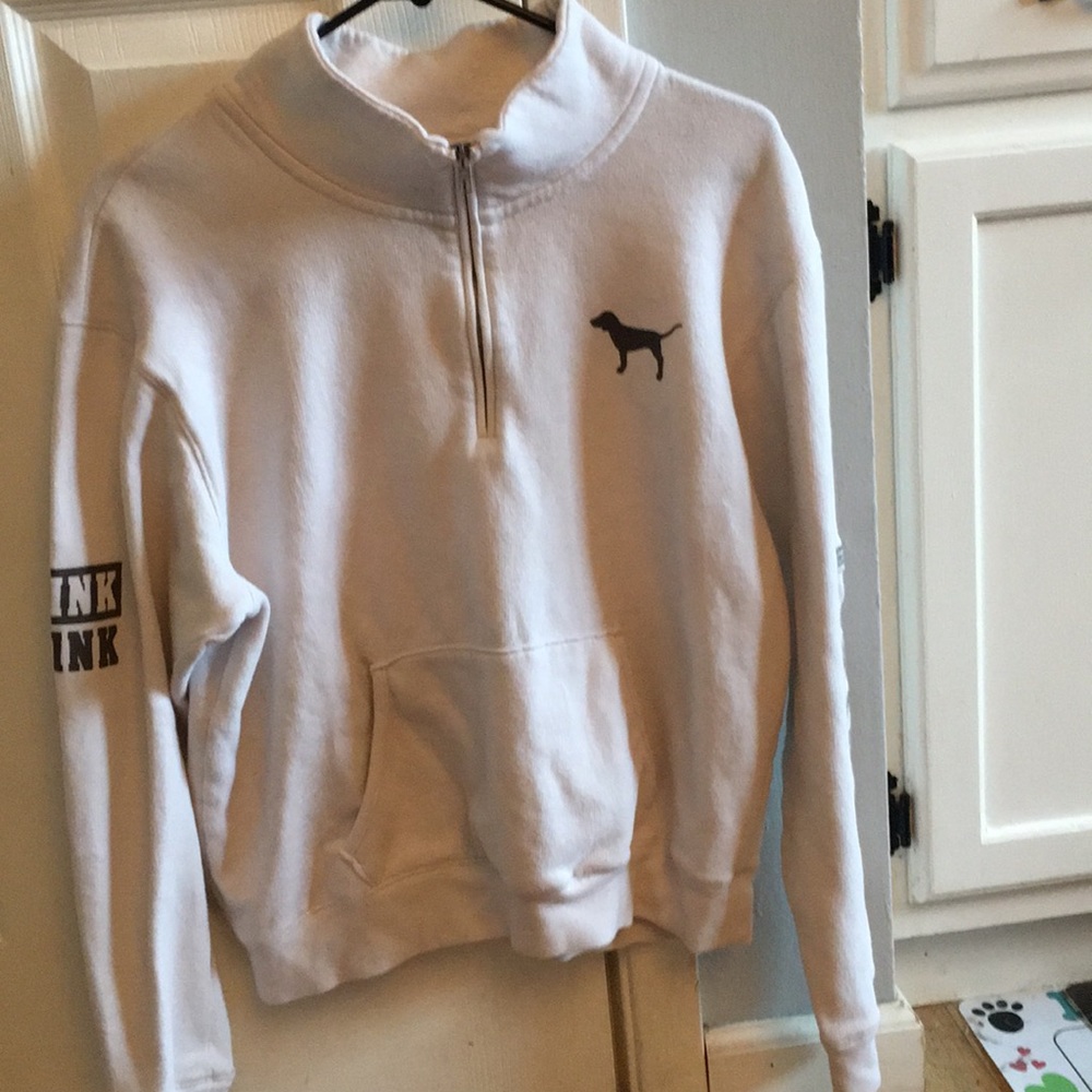Pink half zip